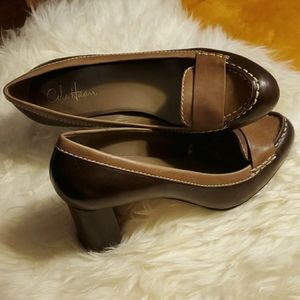 Cole Haan Nike Air Brown Heeled Pumps - Size 10B